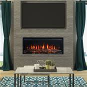 Bemodern Rodwell 36" Inset Wall Mounted Electric Fire 069884
