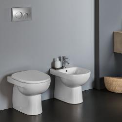 Geberit Delta Concealed Cistern 120mm with Delta 20 Flush Plate Gloss Chrome Plated 109.103.21.2