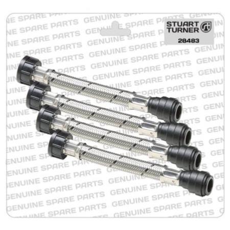 Stuart Turner Showermate Anti-Vibration Flexible Hose 15mm (Set of 4) 28483