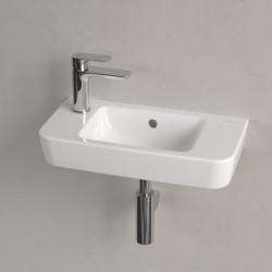 Villeroy & Boch O.Novo Wall Hung Basin with Overflow 500 x 250mm (Left Hand) 4342L501
