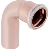 Geberit Mapress Copper Bend with Plain End: 90°, d=22mm - 60304
