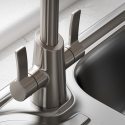 Bristan Acorn Easyfit Mono Sink Mixer Stainless Steel ACR EFSNK SS