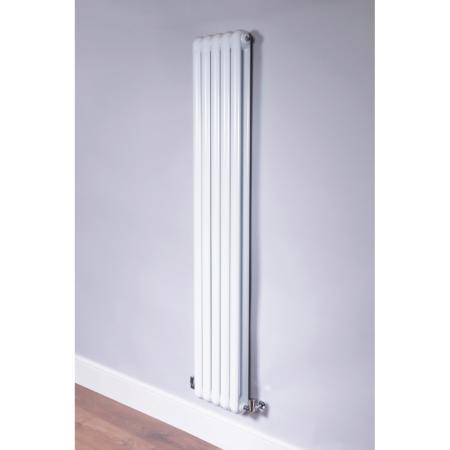 DQ Heating Cassius Vertical 1800mm x 510mm White 7344BTU CASSIUS180/7-W