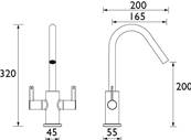 Bristan Cashew Sink Easyfit Mixer Tap CSH EFSNK C