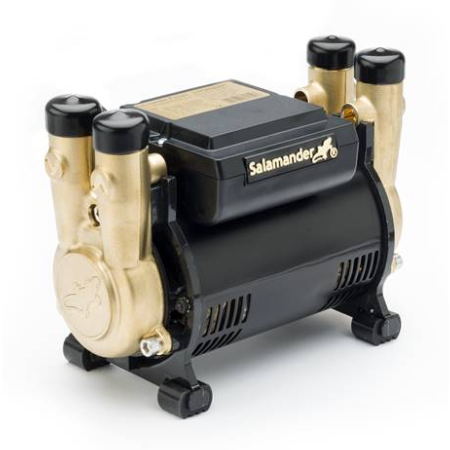 Salamander 3.0 Bar Twin Brass Ended Positive Head Regenerative Shower Pump CT FORCE 30PT