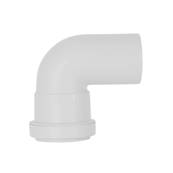 Davant 90 Deg Swivel Bend White 32mm Poly P/Fit EP22W