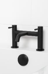 Bristan Mila Bath Filler Tap Black MI BF BLK