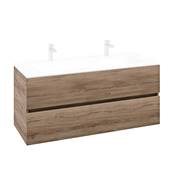 Villeroy & Boch Arto 2 Drawer Underbasin Vanity unit 120cm - Kansas Oak VBB52200RH