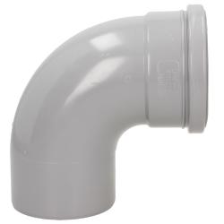 Davant 92Ø SS Bend 110mm Light Grey Pushfit SPLG0004