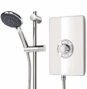 Triton ASP08GSWHT Aspirante White Gloss 8.5kW Electric Shower