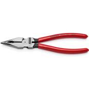 Knipex Needle-Nose Combination Pliers Plastic Coated Black Atramentized 185mm 08 21 185