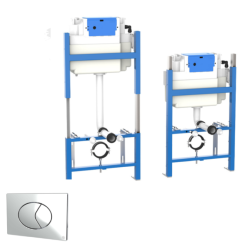 Thomas Dudley Illusion A adjustable WC frame with oyster plate 325470