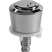 Wirquin Round Dual Flush Operated Chrome 50120569