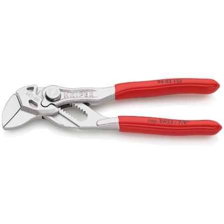 Knipex Mini Pliers Wrench Plastic Coated Chrome-plated 125mm 86 03 125
