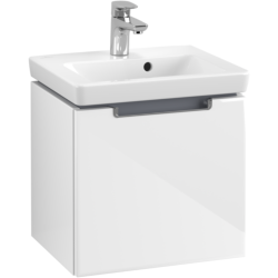 Villeroy & Boch Subway 2.0 Wall Hung Vanity Unit with 1 Drawer 440 x 420mm Glossy White A68410DH