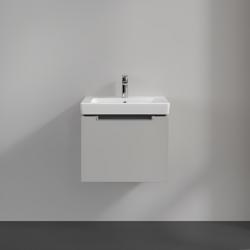 Villeroy & Boch Subway 2.0 Wall Hung Vanity Unit with 1 Drawer 587 x 420mm Soft Grey A68710VK