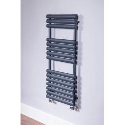 DQ Heating Cove TR Towel Rail 826mm x 500mm Anthracite 1399BTU COVETR50/80-A