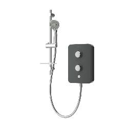 Aqualisa E2 Electric Shower with 3 Mode Handset 8.5kW Multifit in Grey E2G85