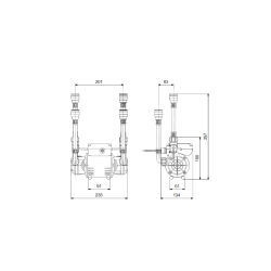 Grundfos 98950217 STR2-2.0C Twin Impeller Shower Pump
