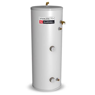 Gledhill StainlessLite Plus Direct Unvented 210L Cylinder PLUDR210