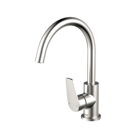 Bristan Raspberry Easyfit Monobloc Sink Mixer Stainless Steel RSP EFSNK SS