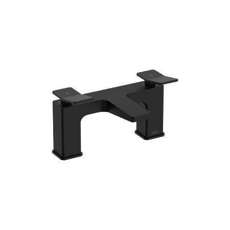 Bristan Tangram Bath Filler Black TAN BF BLK