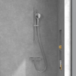 Villeroy & Boch Architectura Square Single Lever Manual Shower Mixer Chrome TVS12500100061