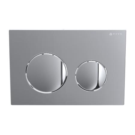 Viva Skylo Ultra10 Gloss Chrome Dual Flush Plate ULTRA10