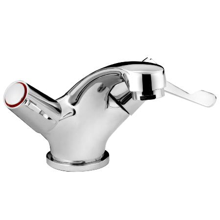 Bristan Lever Mono Basin Mixer Pop-Up Waste and Ceramic Disc Valves Chrome Plated VAL2 BAS C CD