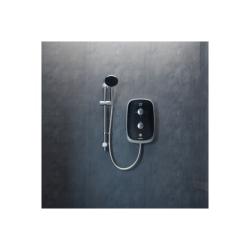 Aqualisa Evolve Electric Shower Black/Satin Silver 9.5kW VOTZ26