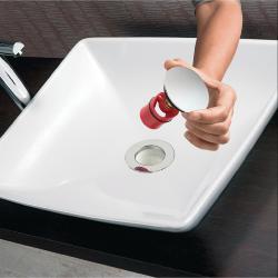 Wirquin Nano 6.7 Quick Clac All-in-One Basin Waste & Trap Matt White 30724956