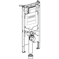 Geberit Duofix 114cm WC Frame with Sigma Concealed Cistern 8cm 111.799.00.6
