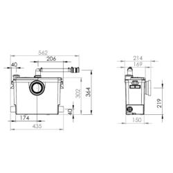 Saniflo Saniwall Pro Up (Tiled) 6111