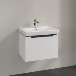 Villeroy & Boch Subway 2.0 Wall Hung Vanity Unit with 1 Drawer 587 x 420mm Glossy White A68710DH