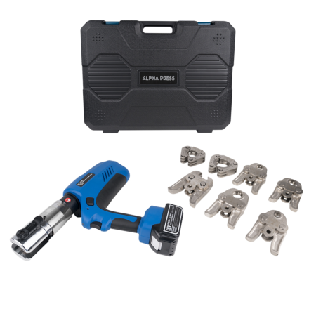 Alpha Press AP-P-1554 (ED-1550) 18v Battery Powered Pressing Tool 15-54mm M-Profile Set ECO-4 (No