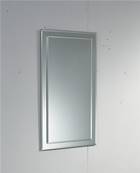 Plumb2u Jucar 800 x 420mm Bevelled Mirror - Clear Glass BI4280