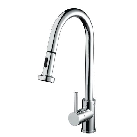 Bristan APR PULLSNK C Apricot Professional Kitchen Sink Mixer Tap with Pull Out Hose and Spray