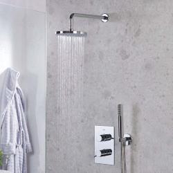 Bristan Prism Shower Pack with Fixed Head and Wall Outlet Handset PRISM SHWR PK4