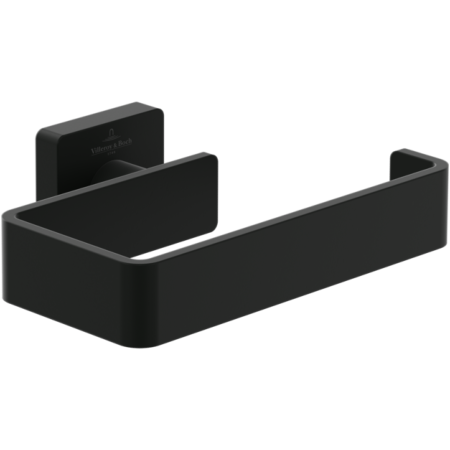 Villeroy & Boch Elements Striking Toilet Roll Holder Matt Black TVA152014000K5