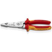 Knipex Wire Stripper Metric Insulated Multi-component Grips VDE Chrome-plated 200mm 13 76 200 ME