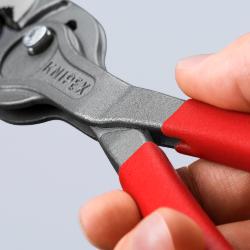 Knipex TwinGrip Front & Side Gripping Pliers Plastic Coated Grey Atramentized 250mm 82 01 250