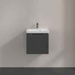 Villeroy & Boch Subway 2.0 Wall Hung Vanity Unit with 1 Drawer 440 x 420mm Glossy Grey A68410FP