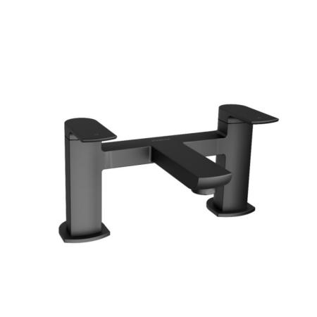 Aqualisa Downtown Matt Black Bath deck filler DT.DBF.MB