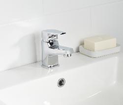 Bristan Niva Basin Mixer with Clicker Waste Chrome NVA BAS C