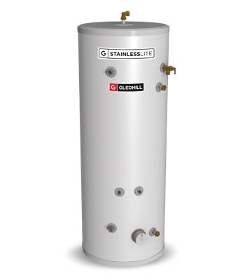 Gledhill StainlessLite Plus 180L Slimline Heat Pump Cylinder PLUHP180SL