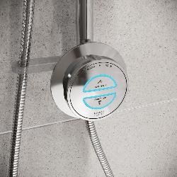 Aqualisa Quartz Classic Smart Divert Exposed Shower with Adjustable and Ceiling Fix Heads - GP