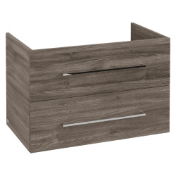 Villeroy & Boch Avento Stone Oak 800mm Wall Hung 2-Drawer Washbasin and Vanity Unit SAVE05RK01