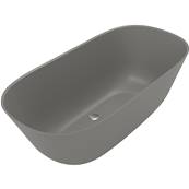 Villeroy & Boch Theano Free-Standing Bath 1750 x 800mm - Matt Grey VBUBQ175ANH7F200V-3S