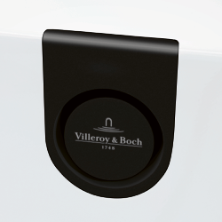 Villeroy & Boch Oberon 2.0 Overflow Water Inlet - Black Matt VBUPCON0136-33