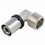 RadiantHeat PRO L 16mm x 1/2"M Male Elbow Press Fitting ZL-KY108-L1612M